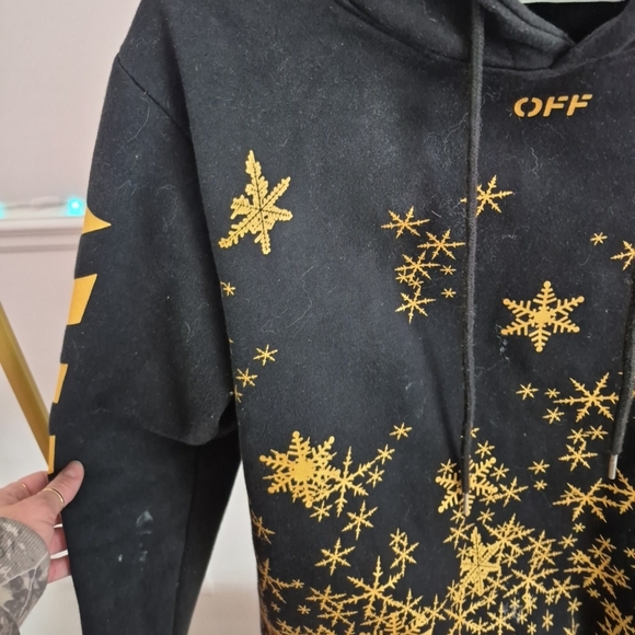 OFF WHITE SNOWFLAKE HOODIE - Picture 6 of 8